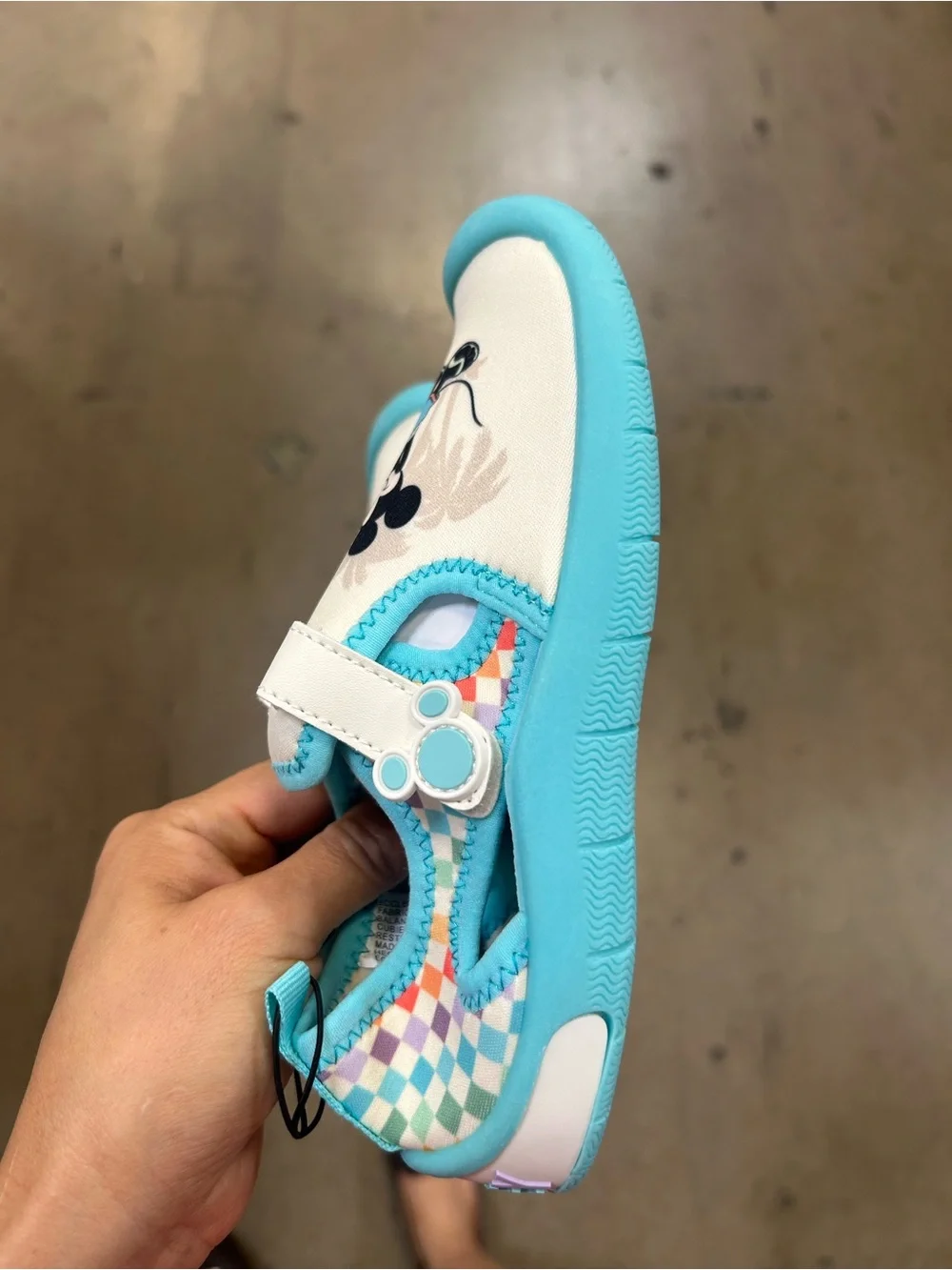 NWT Licensed Disney Mickey Mouse Water Shoes Size 13/1